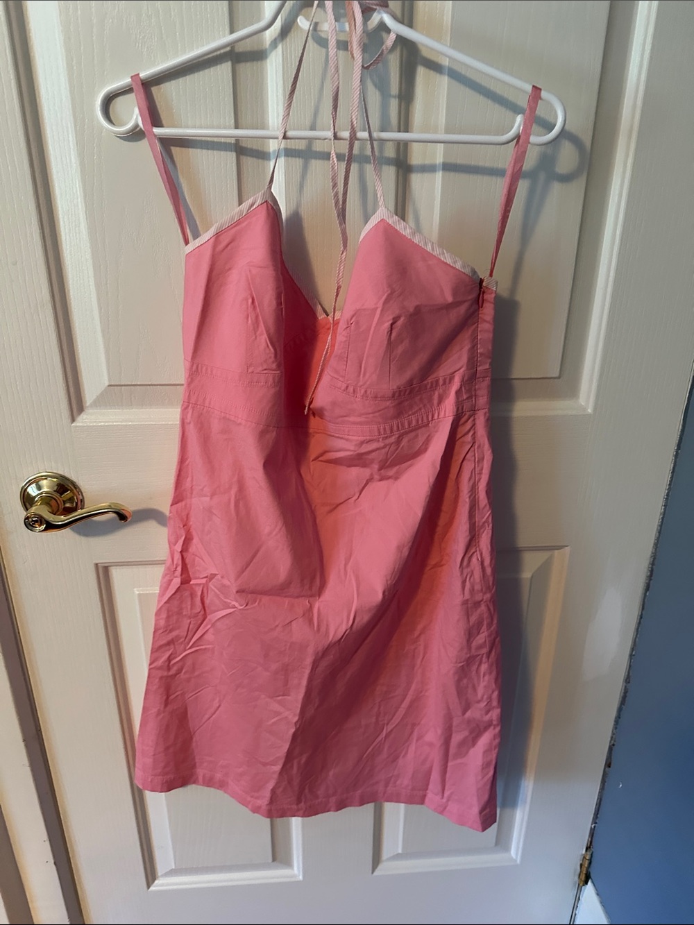 GAP Pink Halter & Spaghetti Strap Slip Dress